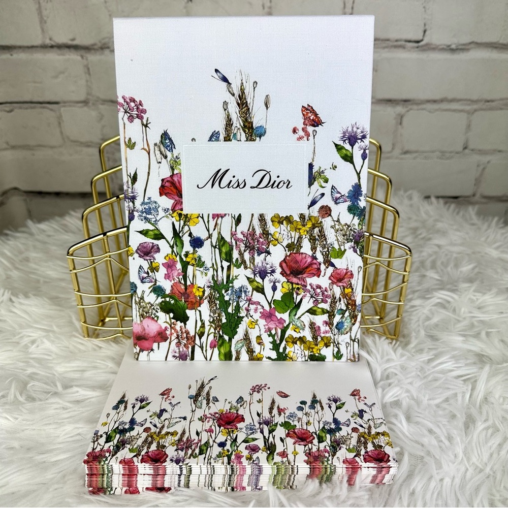 DIOR Miss Dior note pad letter writing set with envelopes. Brand New. GI…